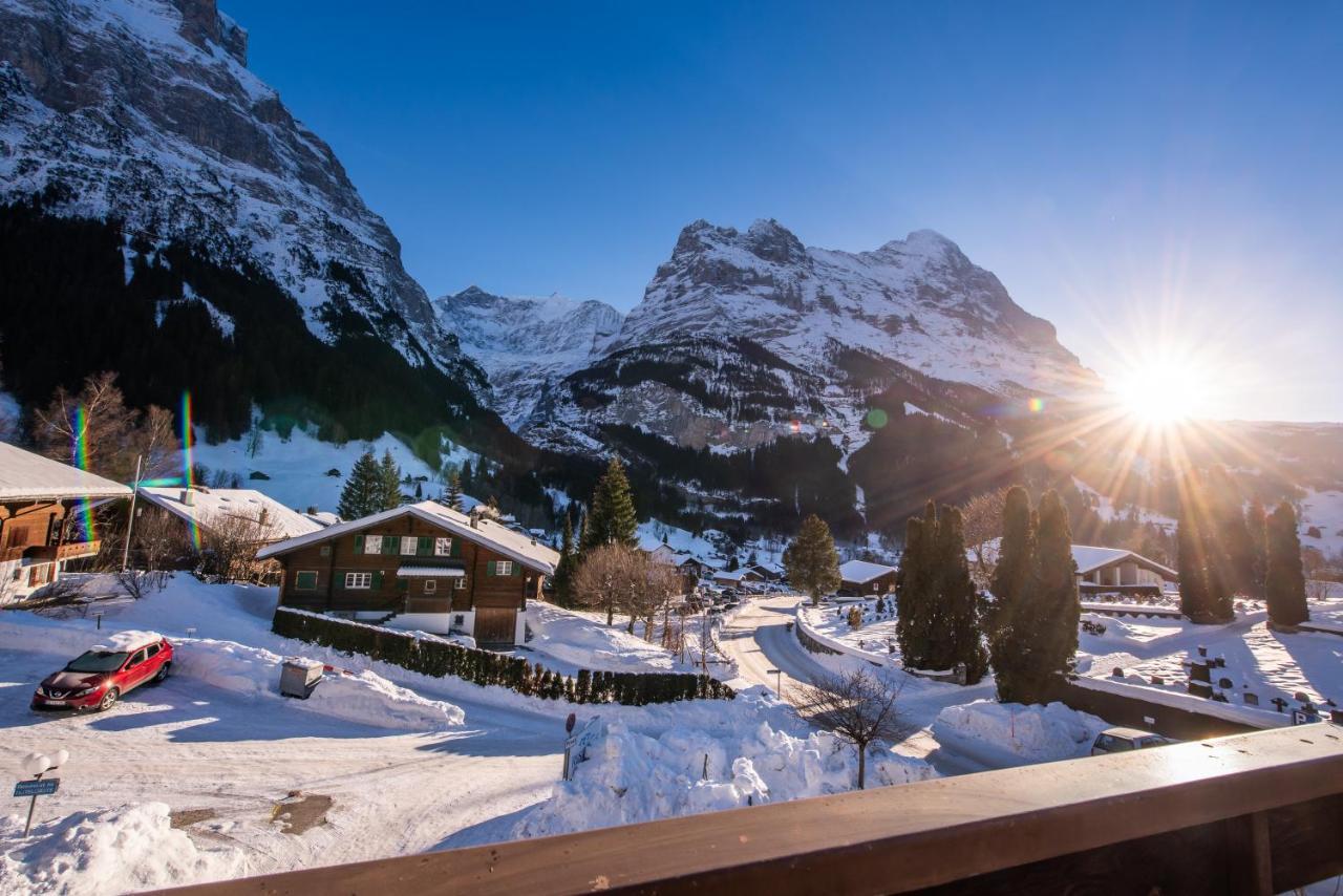 Apartmán Atemberaubende Sicht Auf Eiger Nordwand Grindelwald Exteriér fotografie